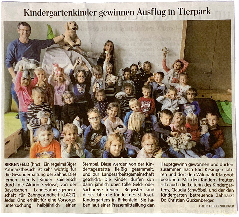 Kindergartenkinder gewinnen Ausflug in Tierpark